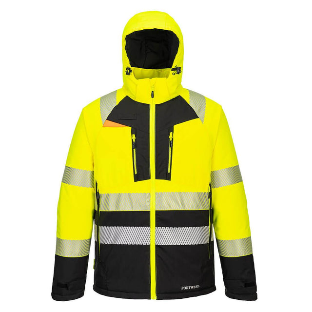 DX4 Hi-Vis Class 2 Winter Jacket - Yellow/Black