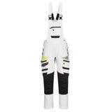 DX4 Work Bib and Brace - White/Grey