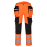 DX4 Hi-Vis Detachable Holster Pocket Trousers - Orange/Black