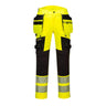 DX4 Hi-Vis Detachable Holster Pocket Trousers - Yellow/Black
