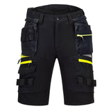 DX4 Detachable Holster Pocket Shorts - Black