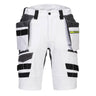 DX4 Detachable Holster Pocket Shorts - White