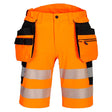 DX4 Hi-Vis Holster Pocket Shorts - Orange/Black