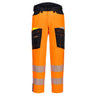 DX4 Hi-Vis Service Trousers - Orange/Black