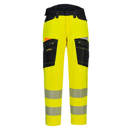 DX4 Hi-Vis Service Trousers - Yellow/Black
