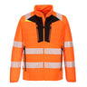 DX4 Hi-Vis Hybrid Baffle Jacket - Orange/Black