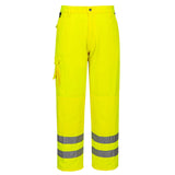 Hi-Vis Work Trousers - Yellow