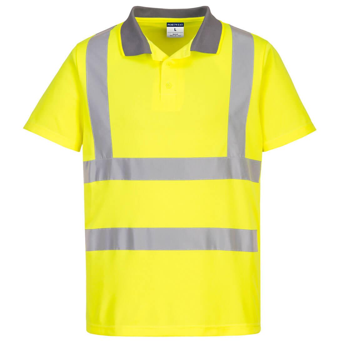 Eco Hi-Vis Polo Shirt S/S (6 Pack) - Yellow