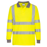 Eco Hi-Vis Polo Shirt L/S (6 Pack) - Yellow