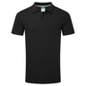 Organic Cotton Recyclable Polo Shirt S/S - Black