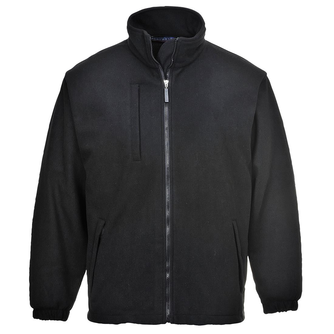 BuildTex Laminated Fleece (3L) - Black