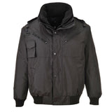 3-in-1 Bomber Jacket - Black