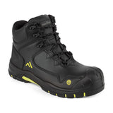 Composite Action Leather Mid Boot S3S ESD HRO SR SC FO - Black/Yellow