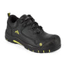 Composite Action Leather Low Shoe S3S ESD HRO SR SC FO - Black/Yellow