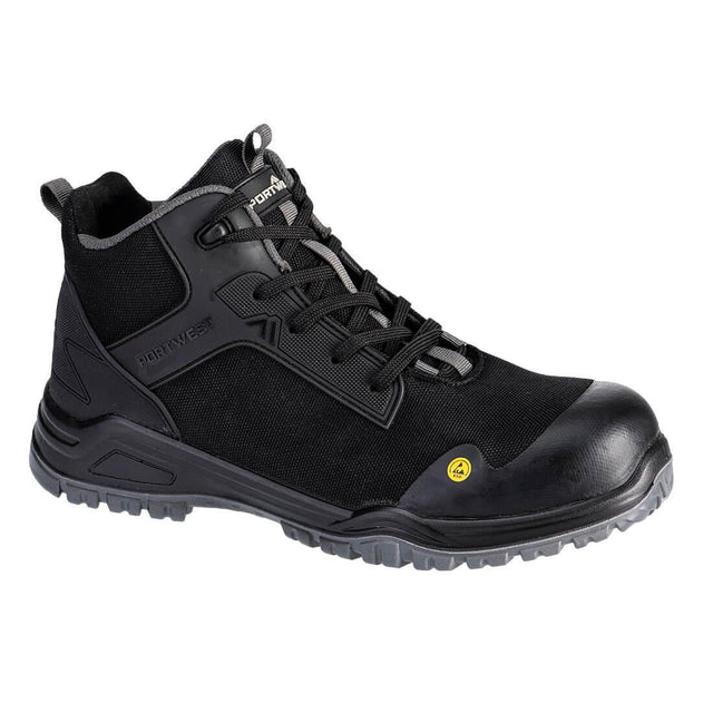 Composite Textile Mid Boot S3S ESD SR FO - Black/Grey