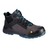 Bevel Composite Mid Boot S3S ESD SR FO - Black/Teal