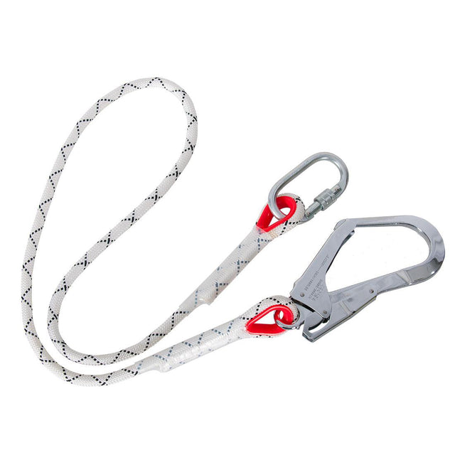 Kernmantle 1.5m Restraint Lanyard - White