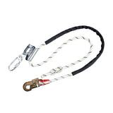 Work Positioning 2m Lanyard with Grip Adjuster - White
