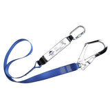 Single Webbing 1.8m Lanyard With Shock Absorber - Royal Blue