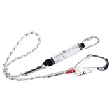 Single Kernmantle 1.8m Lanyard With Shock Absorber - White