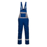 Bizflame Industry Two Tone FR Bib and Brace - Royal Blue