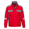 Bizflame Industry  Two Tone FR Jacket - Red