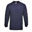 Modaflame Knit Anti-Static FR Long Sleeve T-Shirt - Navy