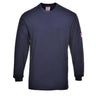 Modaflame Knit Anti-Static FR Long Sleeve T-Shirt - Navy