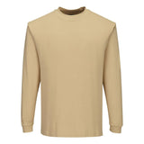 Modaflame Knit Anti-Static FR Long Sleeve T-Shirt - Tan
