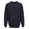 Modaflame Knit Anti-Static FR Long Sleeve Sweatshirt - Navy