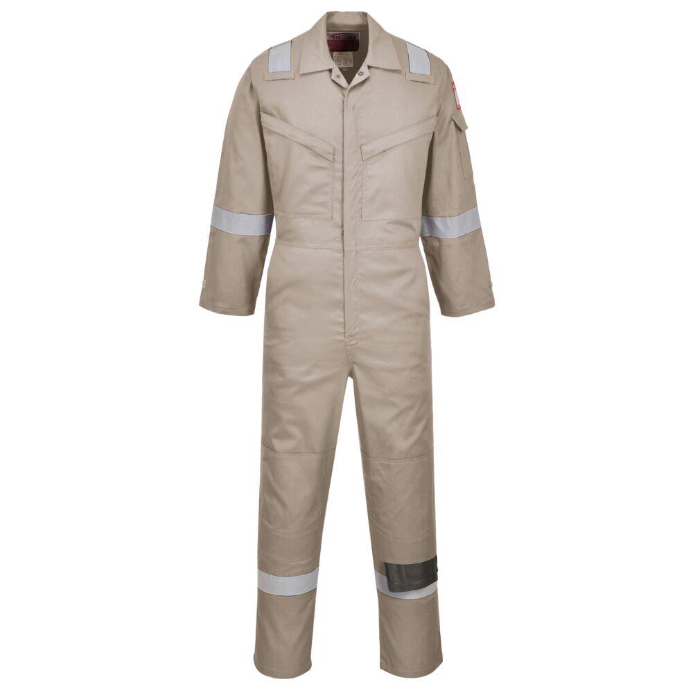 Bizflame Work Lightweight FR Coverall - Khaki