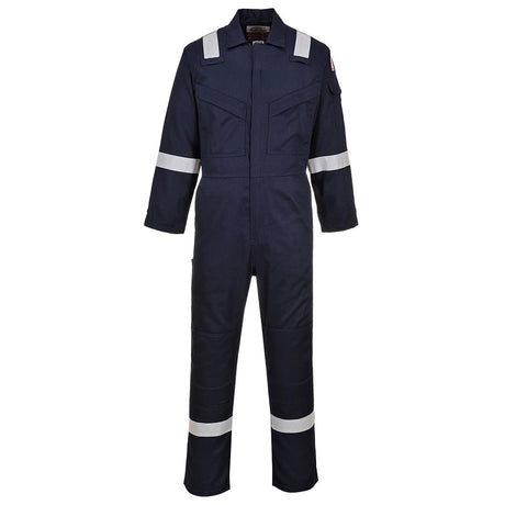Bizflame Work FR Super Lightweight Anti-Static Coverall - Navy