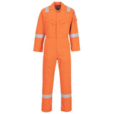 Bizflame Work FR Super Lightweight Anti-Static Coverall - Orange