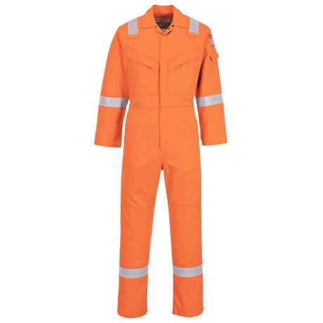 Bizflame Work FR Super Lightweight Anti-Static Coverall - Orange