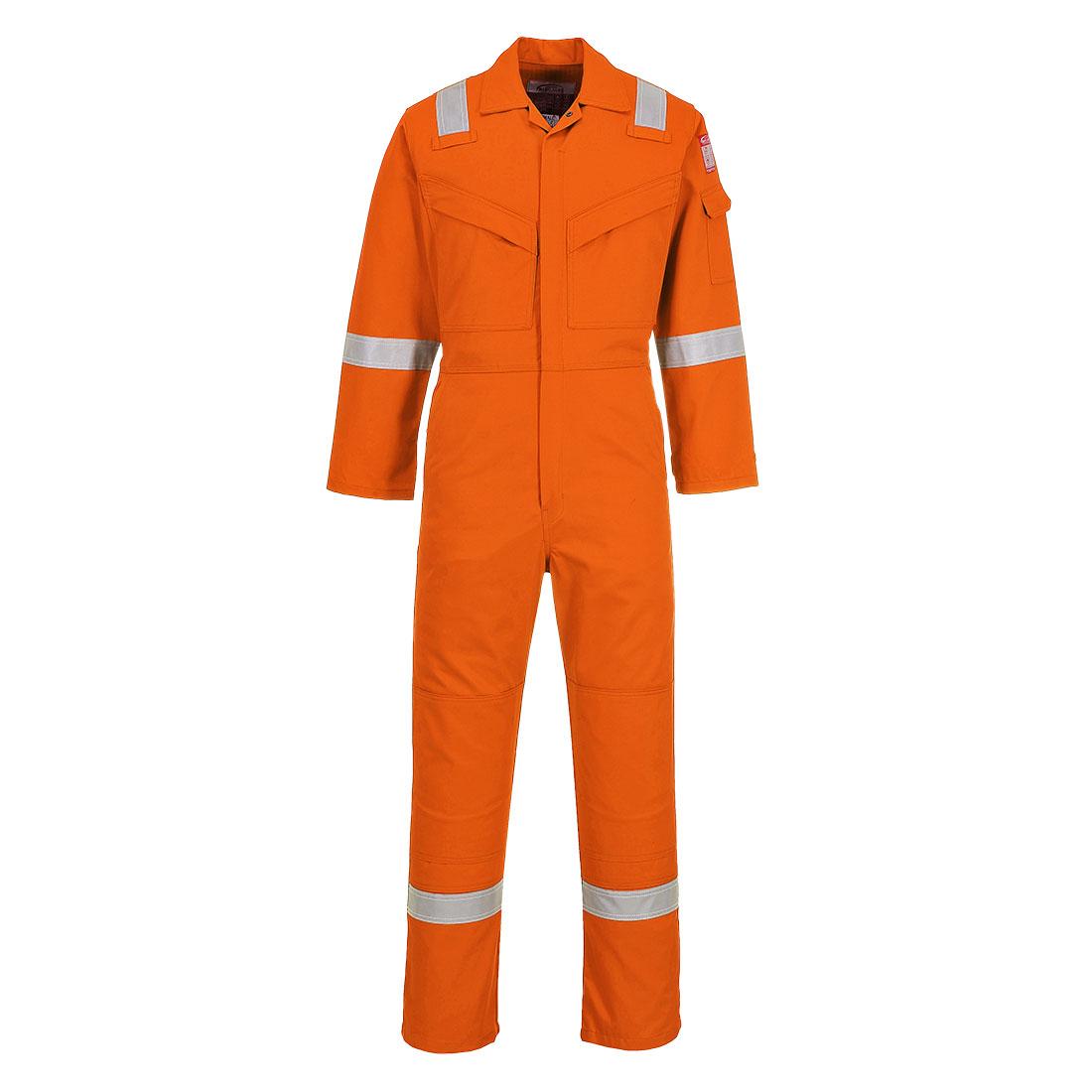 Bizflame Work FR Super Lightweight Anti-Static Coverall - Orange Tall