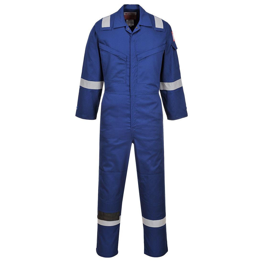 Bizflame Work FR Super Lightweight Anti-Static Coverall - Royal Blue