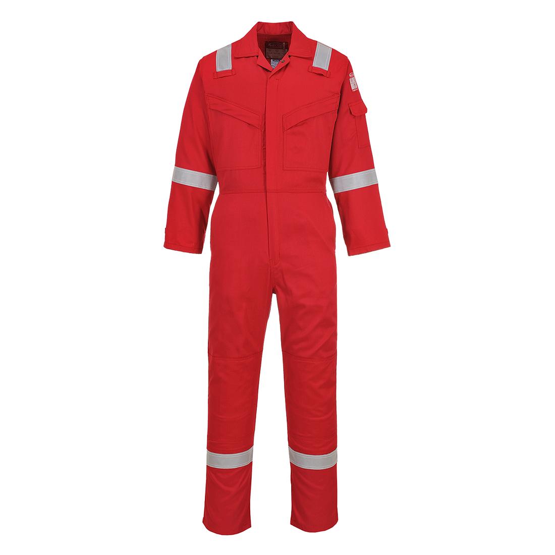 Bizflame Work FR Super Lightweight Anti-Static Coverall - Red