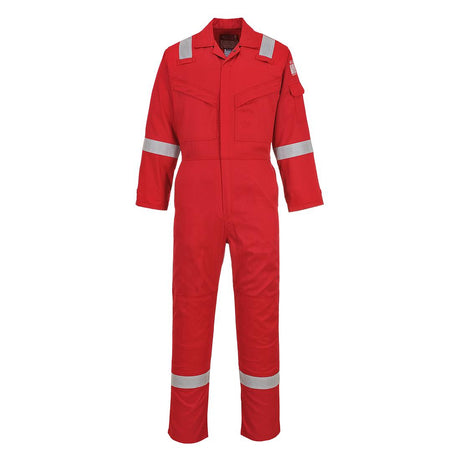 Bizflame Work FR Super Lightweight Anti-Static Coverall - Red