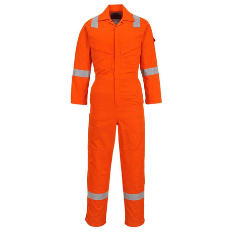 Bizflame Work Light Weight Anti-Static FR Coverall 280g - Orange