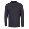 Bizflame Knit FR Long Sleeve Henley - Navy