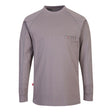 Bizflame Knit Anti-Static FR Crew Neck - Grey