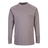 Bizflame Knit Anti-Static FR Crew Neck - Grey