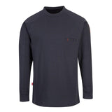 Bizflame Knit Anti-Static FR Crew Neck - Navy