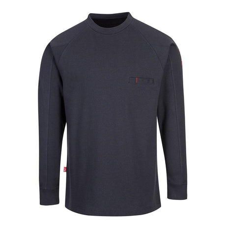 Bizflame Knit Anti-Static FR Crew Neck - Navy