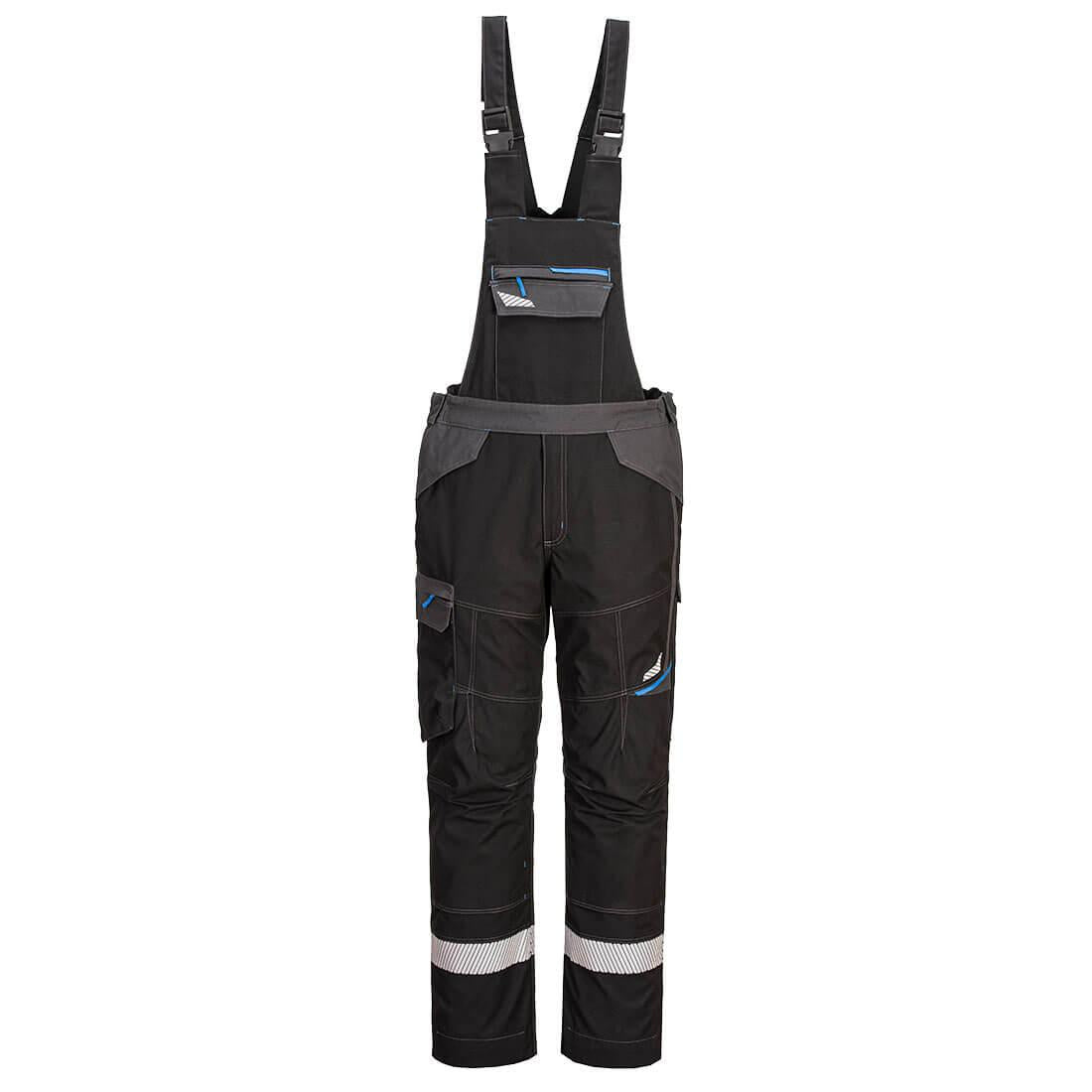 WX3 FR Modaflame Work Bib and Brace - Black