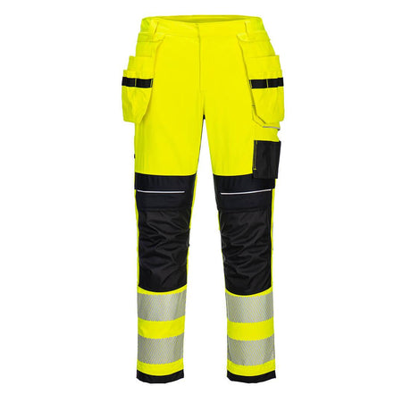PW3 FR Modaflame Work Hi-Vis Holster Trousers - Yellow/Black
