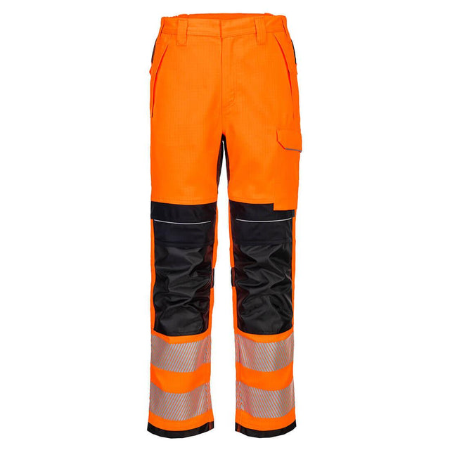 PW3 Modaflame Work HVO Multi-Norm FR Trousers - Orange/Black