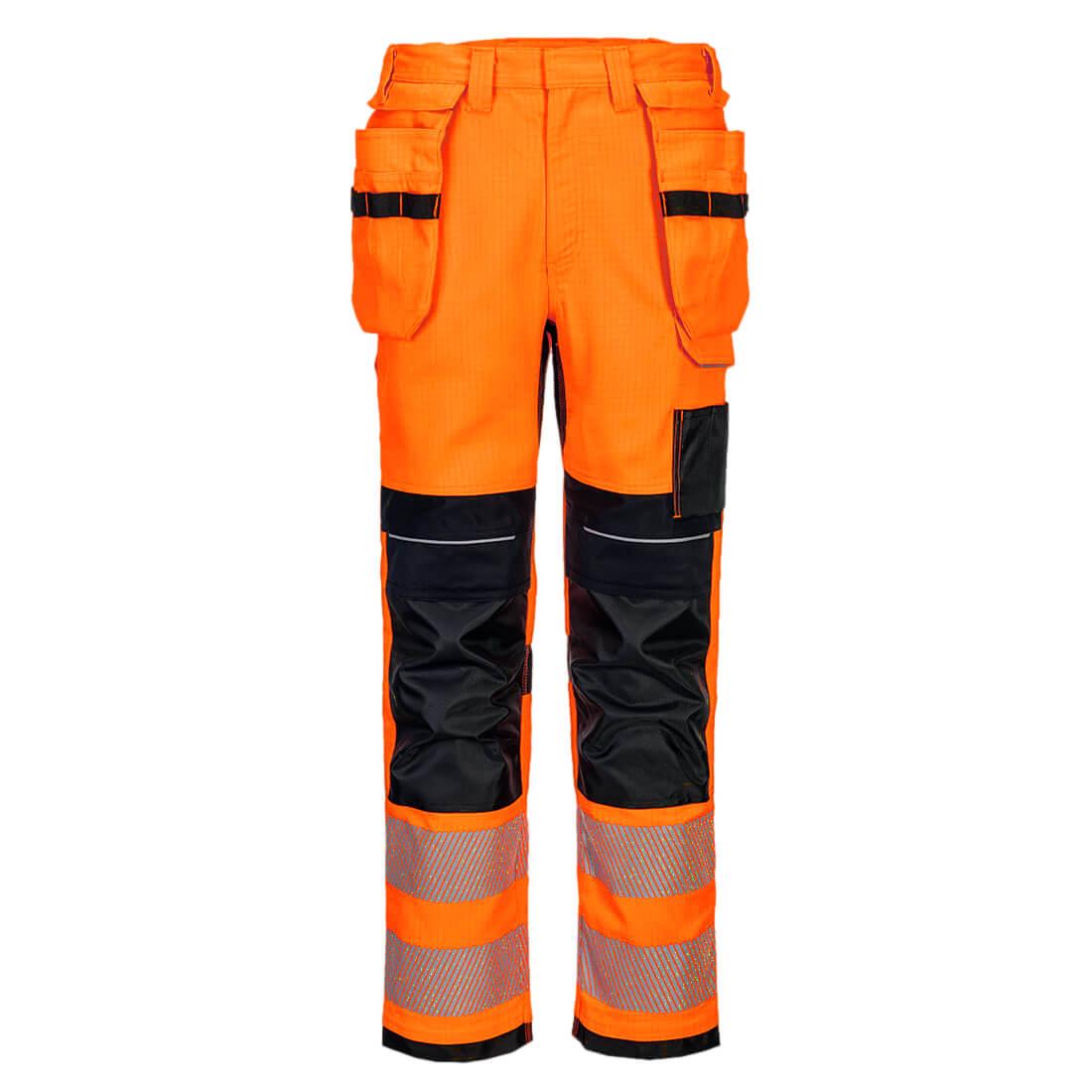 PW3 FR Modaflame Work HVO Holster Trousers - Orange/Black