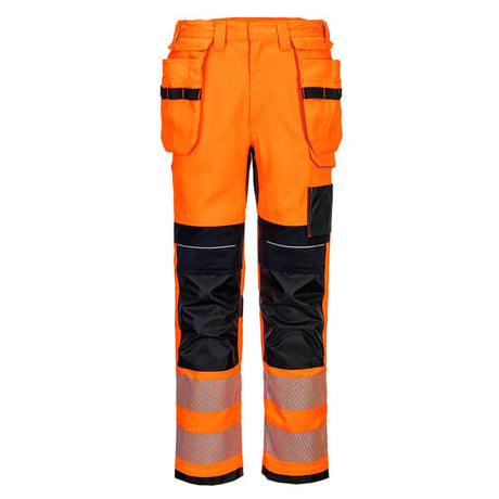 PW3 FR Modaflame Work HVO Holster Trousers - Orange/Black