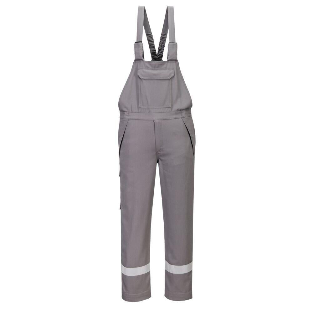 Bizflame Work+ FR Bib and Brace - Grey
